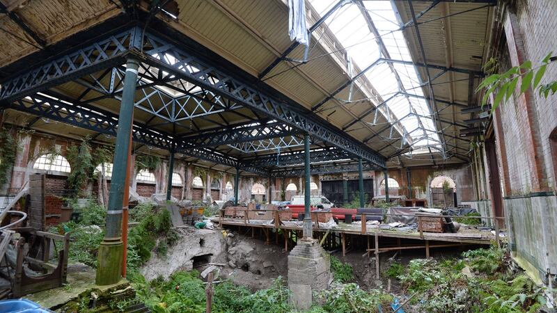 The Iveagh Markets were built early in the last century by the Guinness family to house street traders who had been displaced by the construction of the nearby Iveagh Trust housing development on Patrick Street. Photograph: Dara Mac Dónaill