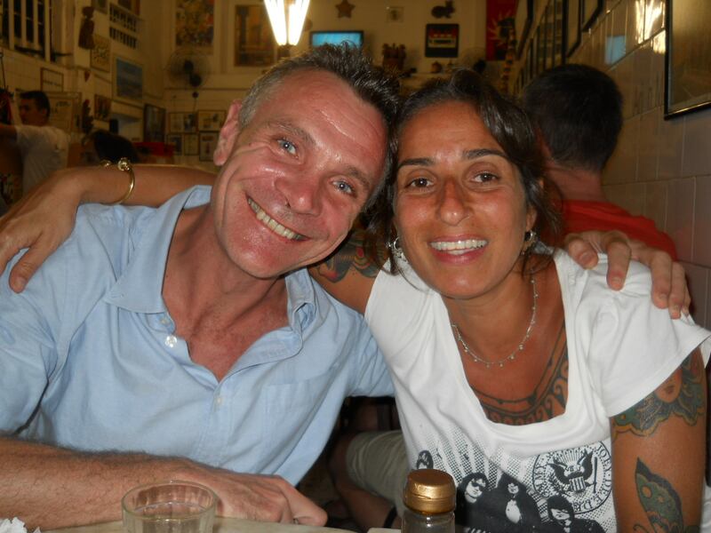 Dom and Roxy. Photograph: Tom Hennigan