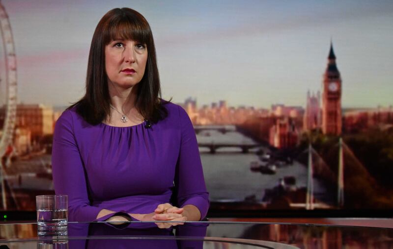 British shadow chancellor, Labour's Rachel Reeves. Photograph: Jeff OVers/BBC
