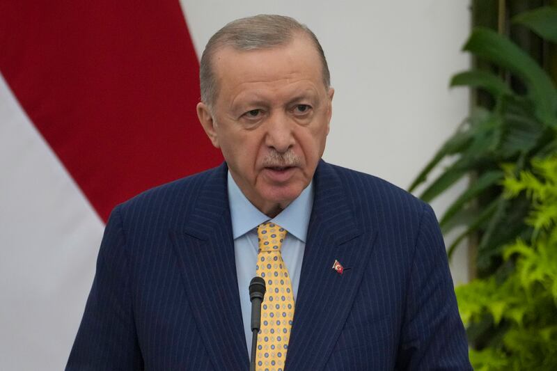 The dark side of Turkish president Recep Tayyip Erdogan’s rule has been simmering in the background. Photograph: AP