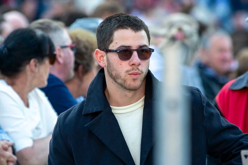American singer Nick Jonas at Croke Park for Bruce Springsteen. Photograph: Tom Honan