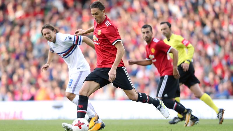 Nemanja Matic was given his United debut in Dublin. Photo: Niall Carson/PA Wire