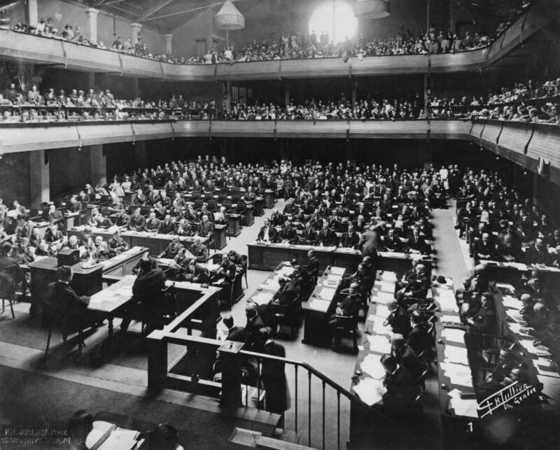 A League of Nations Conference at Geneva, Switzerland, September 1923. Photograph: Topical Press Agency/Getty Images