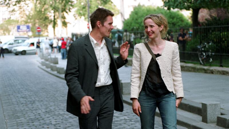 Ethan Hawke and Julie Delpy in Before Sunset