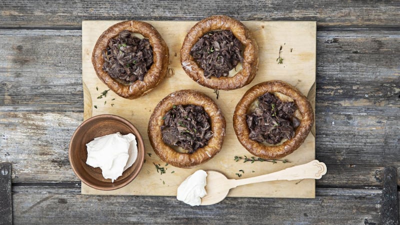 Sticky duck Yorkies. Photograph: Harry Weir Photography