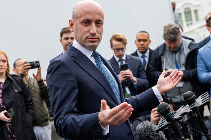 White House deputy chief of staff Stephen Miller. Photograph: Shawn Thew/EPA