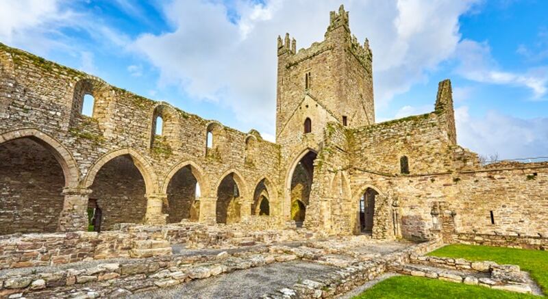 Jerpoint Abbey, one of the best examples of a medieval Cistercian Abbey in Ireland. Photograph: Getty Images