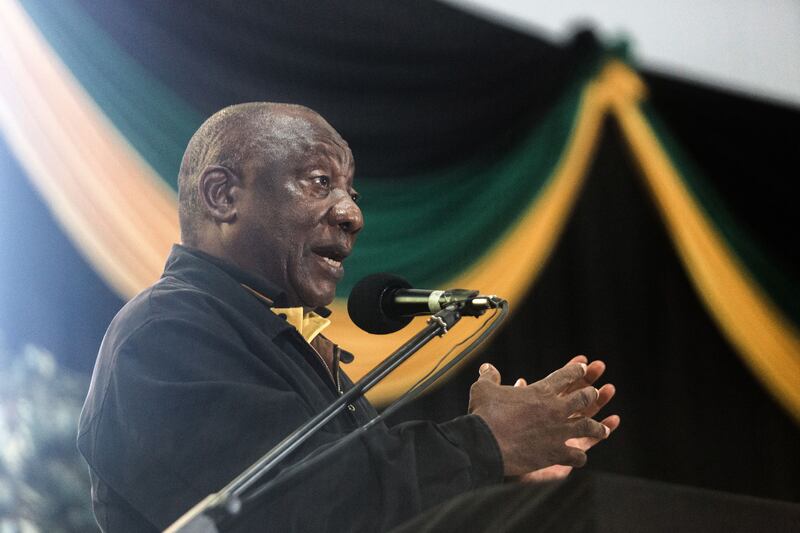 Cyril Ramaphosa: the South African president is struggling to contend with power cuts, rising fuel and food prices, spiralling crime and chronic joblessness that has left many in a state of collective despondency about their future. Photograph: Rajesh Jantilal/AFP via Getty Images