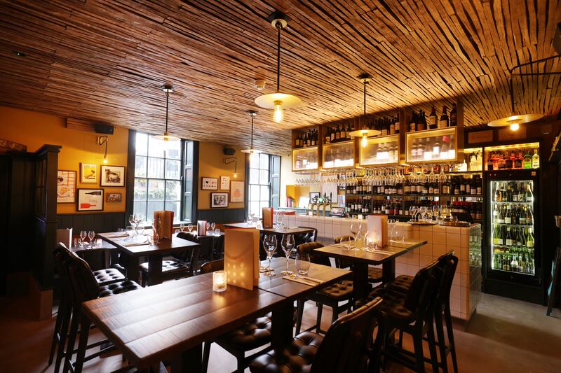 It sounds simple but when that charcuterie plate is loaded with home-made pâté en croute and numerous other bits it is the perfect bite to have with a friend for a catch-up. Photograph: Alan Betson

