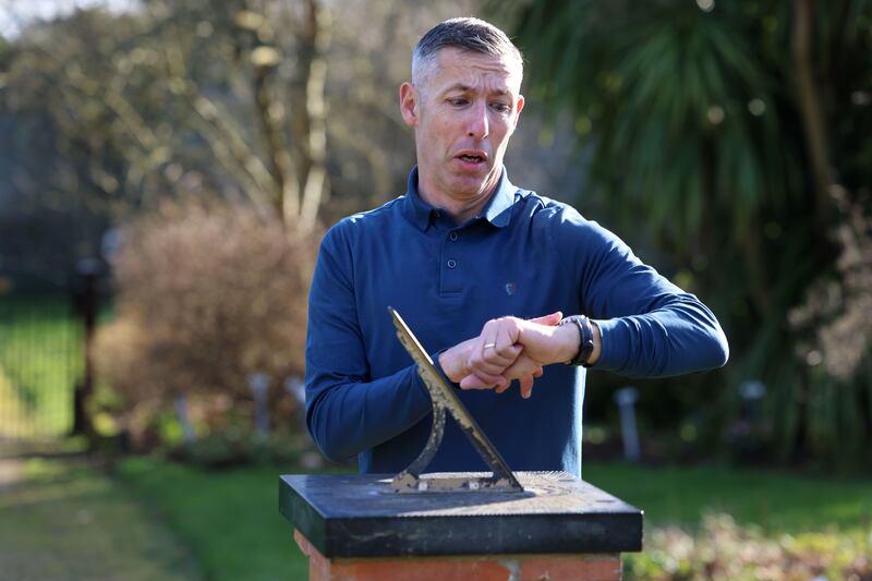 Shane Hegarty has learned to look positively at the passage of time. Photograph: Dara Mac Dónaill/The Irish Times