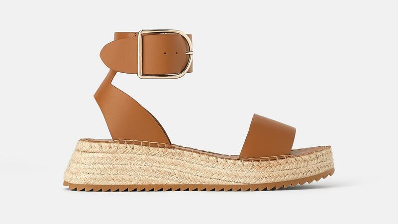 Sandals, €49.95, Zara.