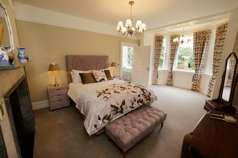 Bedroom. Photograph: Alan Betson