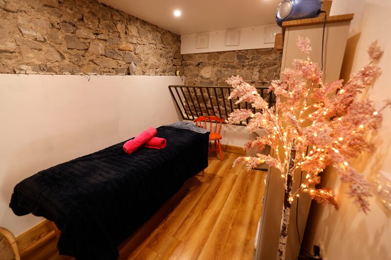 Geraldine Curran offers a range of holistic therapies on-site. Photograph: Alan Betson / The Irish Times

