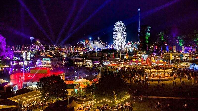 24-hour party people: ‘The vibe out there is better than I’ve ever known it,’ Melvin Benn, the festival organiser, said about Electric Picnic. Photograph: Aerial.ie