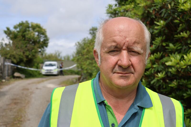 Postman Michael Leainde got to know the couple better than most. 
Photograph: Ronan McGreevy 