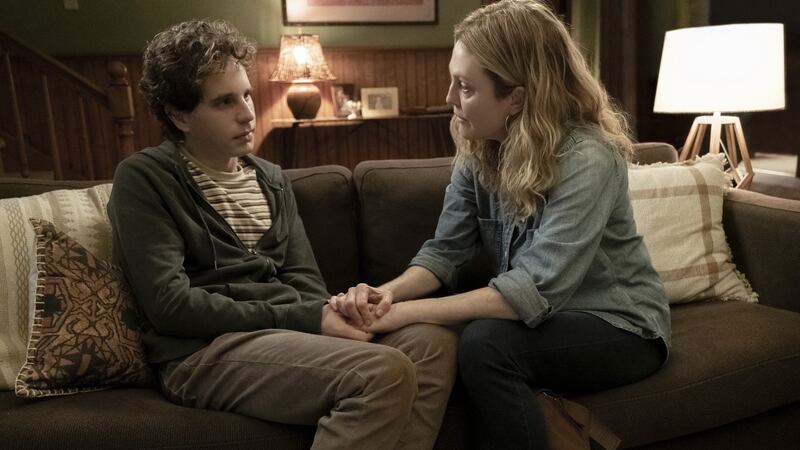 Ben Platt and Julianne Moore in Dear Evan Hansen