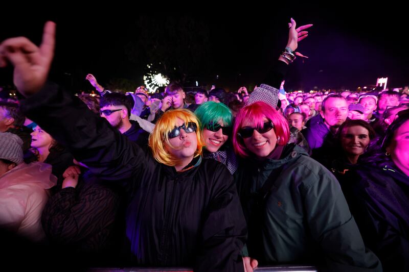 Electric Picnic 2025: Kings of Leon fans on Sunday night. Photograph: Alan Betson