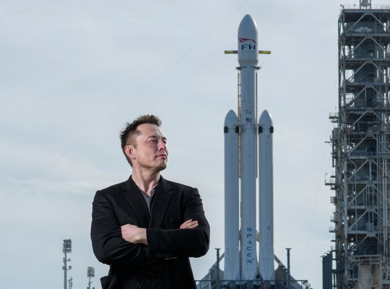 The line between Elon Musk's work and personal life is quite blurry. Photograph: Todd Anderson/The New York Times