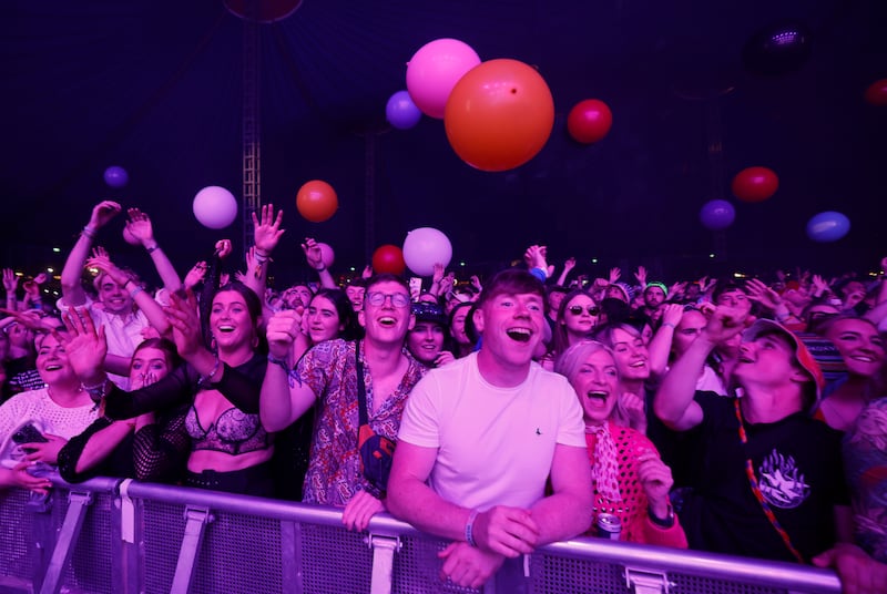 Fans at the The Coronas. Photograph: Alan Betson