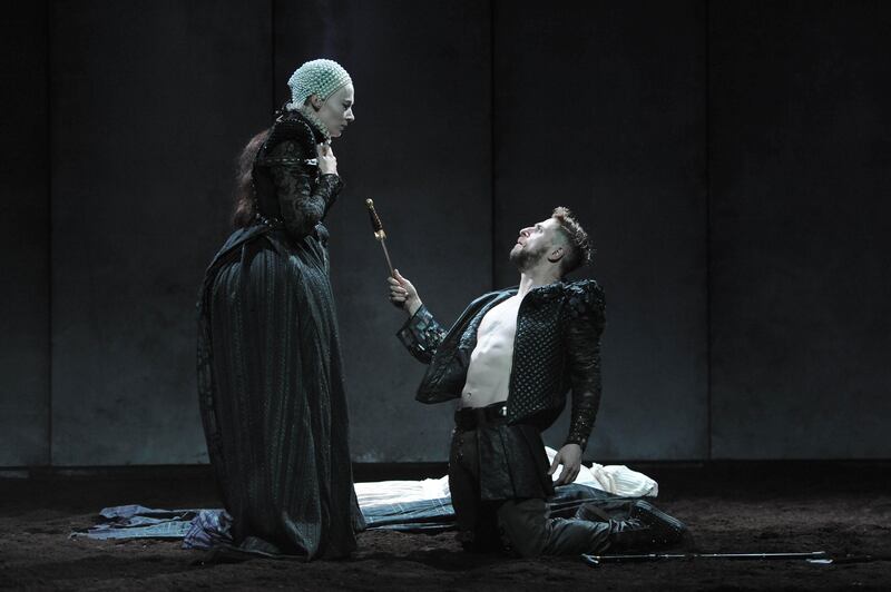 Druid: Siobhán Cullen and Aaron Monaghan in Richard III. Photograph: Robbie Jack
