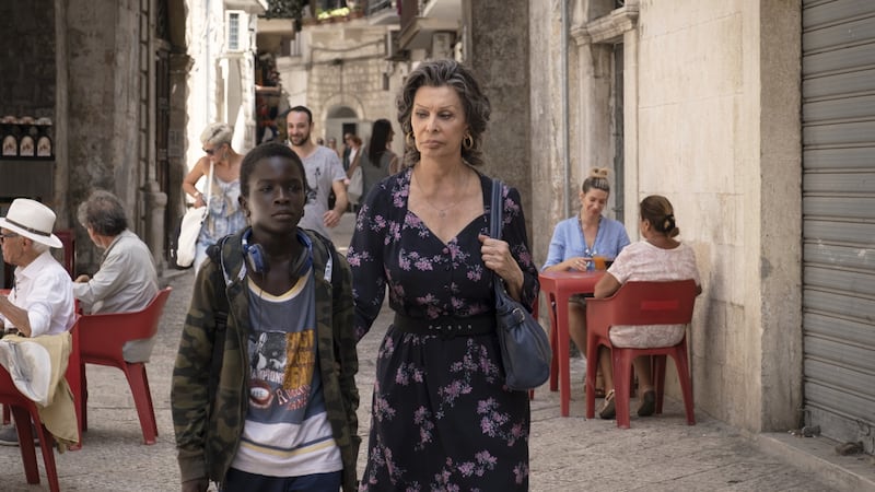 Sophia Loren and Ibrahima Gueye in The Life Ahead. Photograph: Netflix