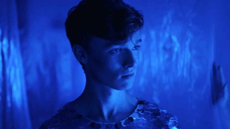 Conor Leach in Sequin in a Blue Room