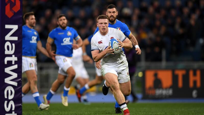 Sam Simmonds gives Jones a different option at number eight. Photograph: Shaun Botterill/Getty Images