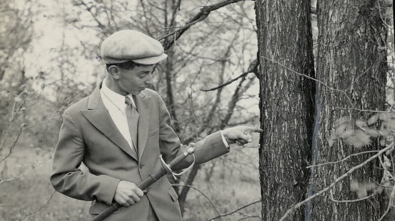 A 37-inch Fenian sword  found in the hollow of a tree just outside Ridgeway; Ontario. Photograph: Toronto Star Archives/Toronto Star via Getty Images