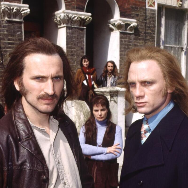 Eccleston with Daniel Craig in Our Friends in the North. Photograph: BBC