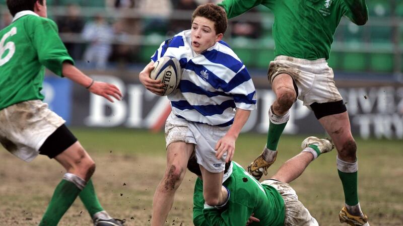 Andrew Conway playing for Blackrock against Gonzaga in the Leinster Schools Junior Cup final at Donnybrook in March 2006. Photograph: Eric Luke