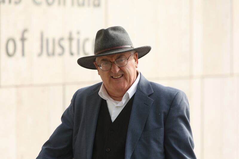 Richard Brennan arriving to court. Photograph: Collins