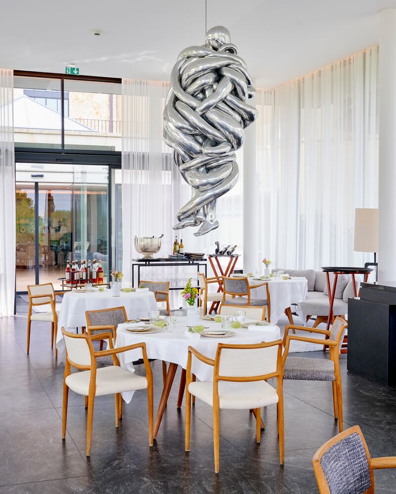Louise Bourgeois, Man and Woman Intertwined, at Louison restaurant Château La Coste. Photograph: Bernhard Winkelmann