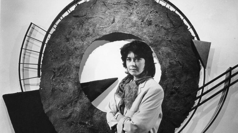 Eilis O’Connell, from Cork,  in 1984: she  trained under John Burke at the Crawford School of Art. Photograph Matt Kavanagh