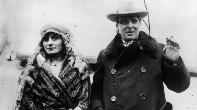 Yeats with his wife George. Photograph: Keystone/Getty Images