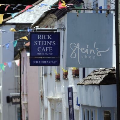 Rick Stein has a string of businesses in the Cornish town of Padstow. Photograph: Matt Cardy/Getty