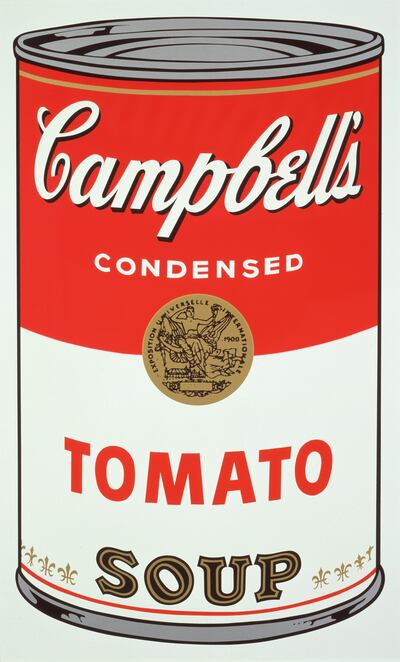 Andy Warhol, Campbell's Soup. Photograph: Strode Photographic/ © The Andy Warhol Foundation for the Visual Arts Inc/ARS New York/IVARO

