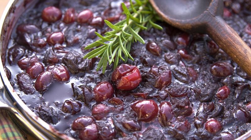 Cranberry sauce is easy to make and keeps well.