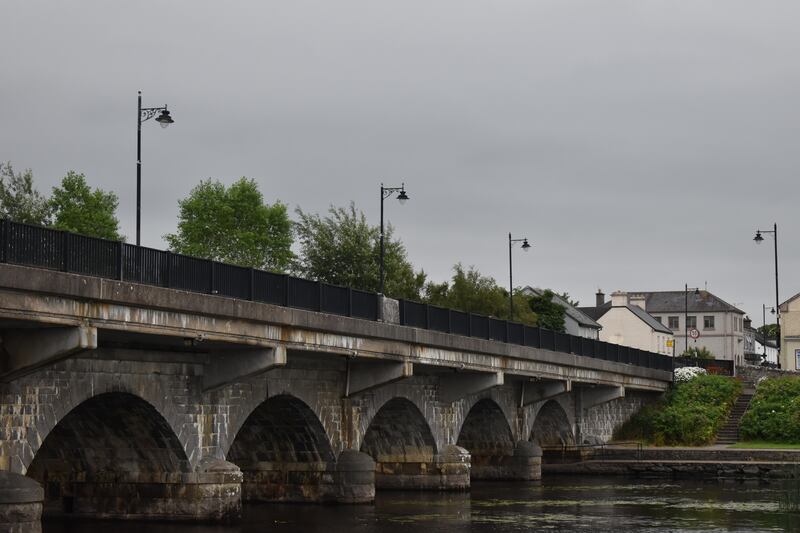 The river Shannon flowing under the bridge at Lanesborough before it enters Lough Ree. Photograph: Stephen Farrell