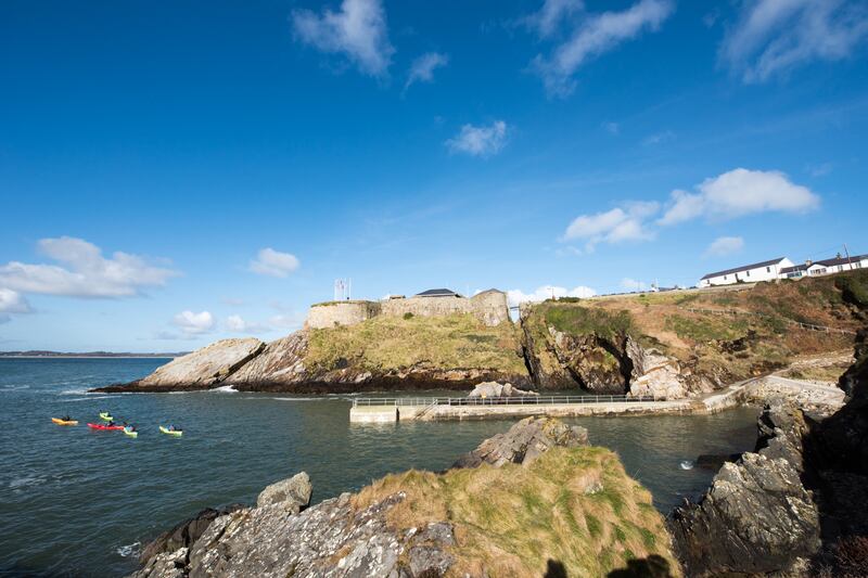 Sea kayaking is just one of the popular activities on the Inishowen peninsula, an area of stunning natural beauty, where you can also visit Fort Dunree