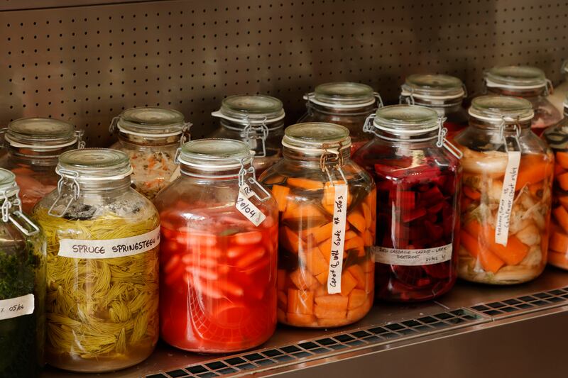 The fermentation process under way at 10 Grand Canal Street. Photograph: Alan Betson