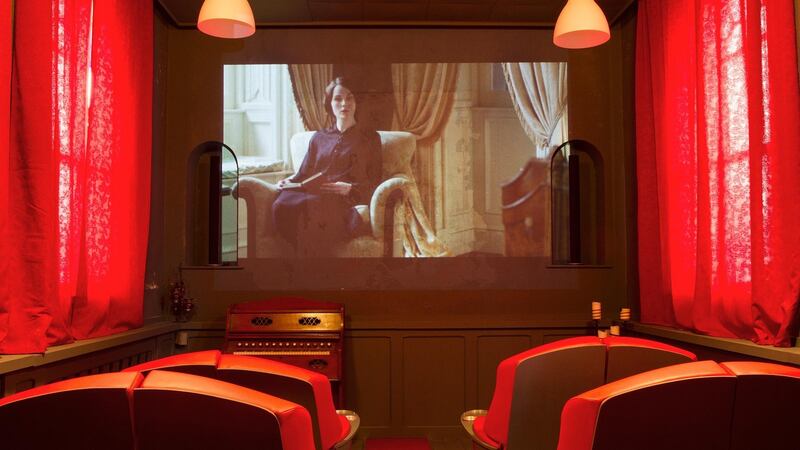 The 12-seat cinema with plush red seats from a cinema in Belfast