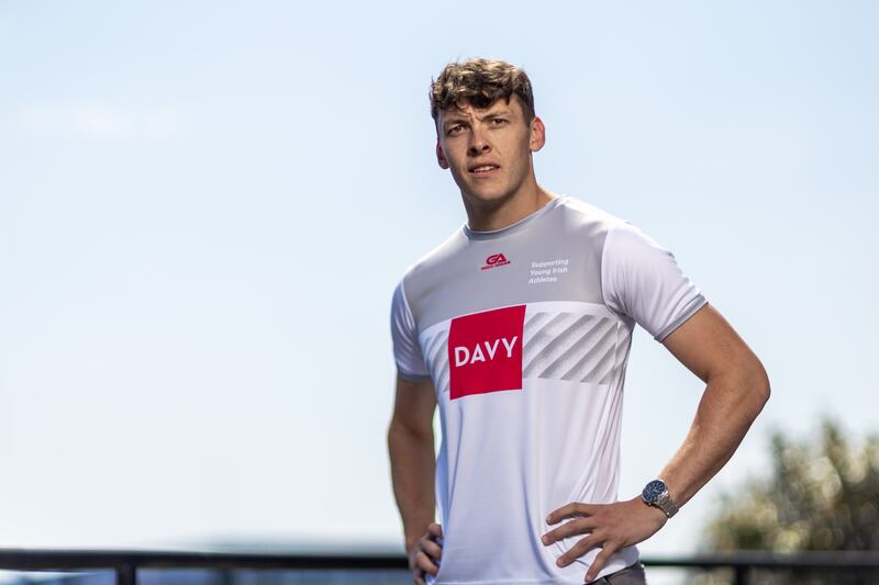 David Clifford at the announcement of his role as Davy brand ambassador. Davy is proud to support young Irish athletes. Photograph: Morgan Treacy/Inpho 
