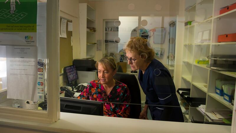 Practice manager Denise O’Keefe  and practice nurse Máire Hughes. Photograph:   Patrick Browne