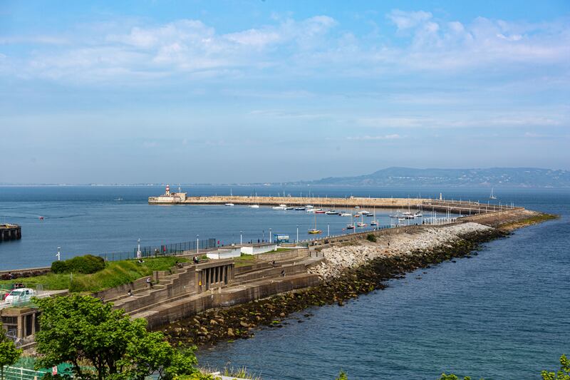 View of the pier at Dún Laoghaire