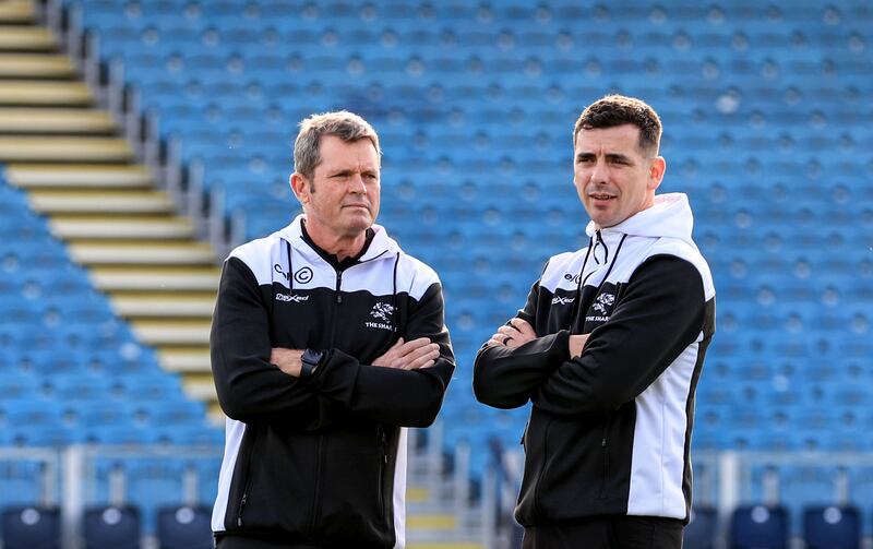 Noel McNamara (right) says he could easily have spent longer working with the Sharks in South Africa. Photograph: Dan Sheridan/Inpho
