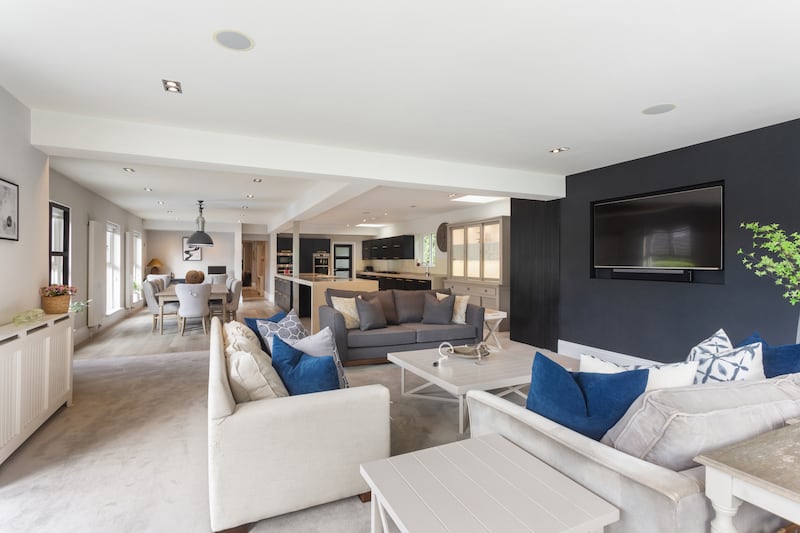 Kitchen/diningroom/livingroom. Photograph: Alex Urdaneta