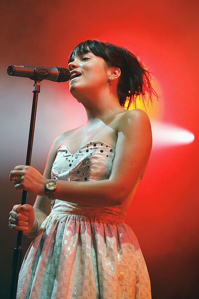 Lily Allen performing in the UK in 2007. Photograph: Stuart Mostyn/Redferns