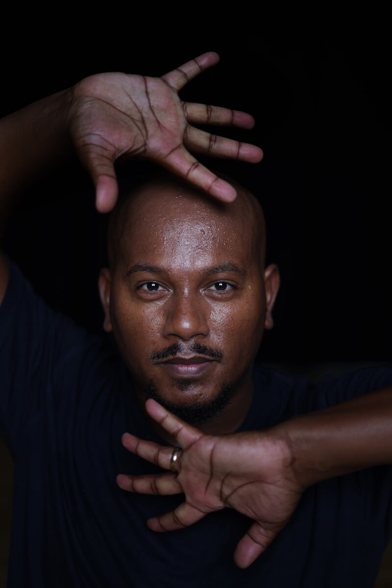  Mintesinot Wolde in a rehearsal session at Roscommon Arts Centre. Photo: Bryan O Brien 
