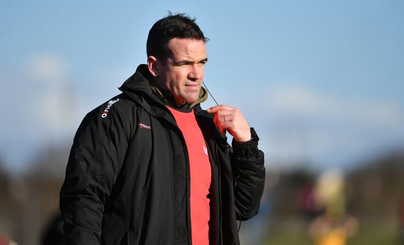 Ger Brennan: the former Dublin All-Ireland winner is now guiding Louth's fortunes, along with James McCartan and Niall Moyna. Photograph: Andrew Paton/Inpho 