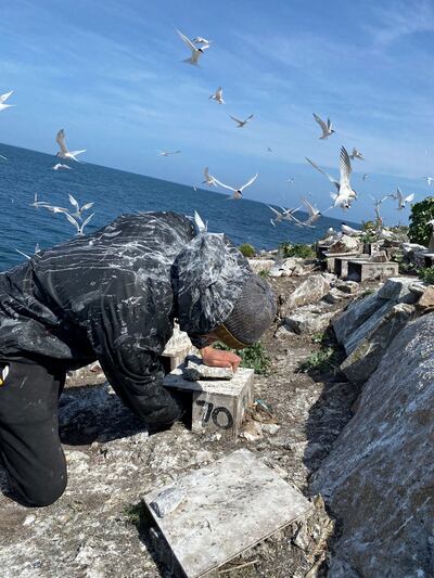 We all look gas, head to toe in disgusting poo-covered clothes with big hats on. Photograph: Conor Crowley